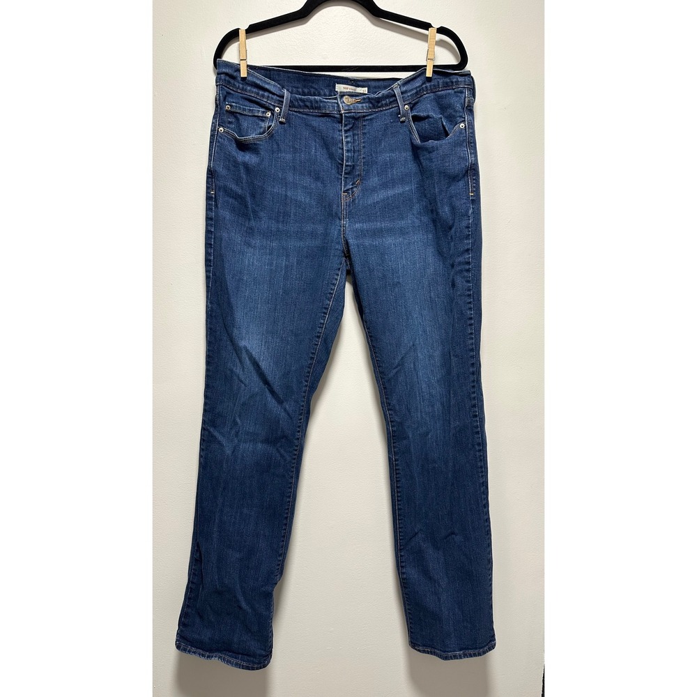 Levis 505 Straight Leg Jeans Womens 16L Medium Wash Denim 15505-0111